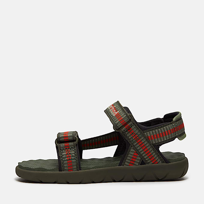 Perkins Row sandal med bagrem til smbrn i mrkegrn TBL Grn ALT6
