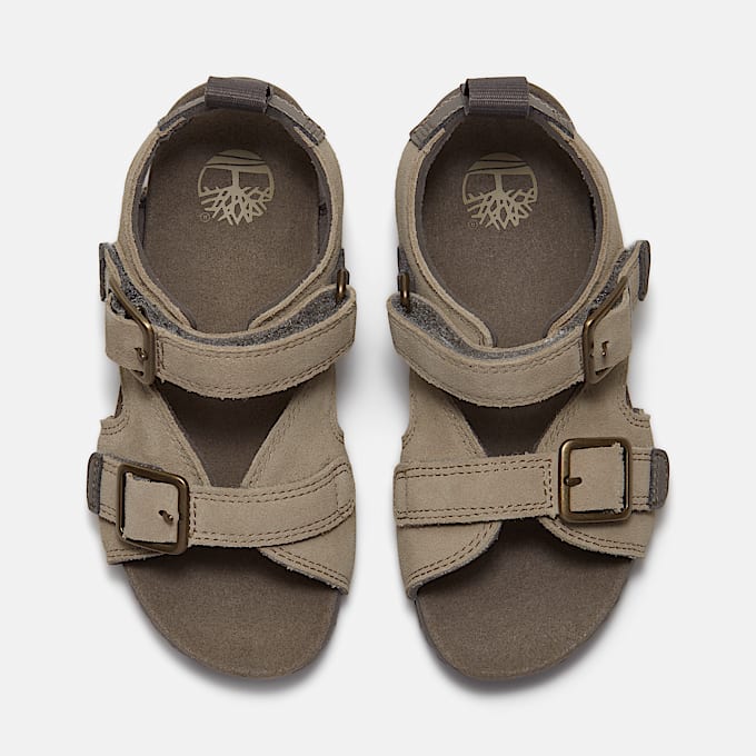Castle Island Backstrap Sandal for Toddler in Light Beige TBL Beige ALT2