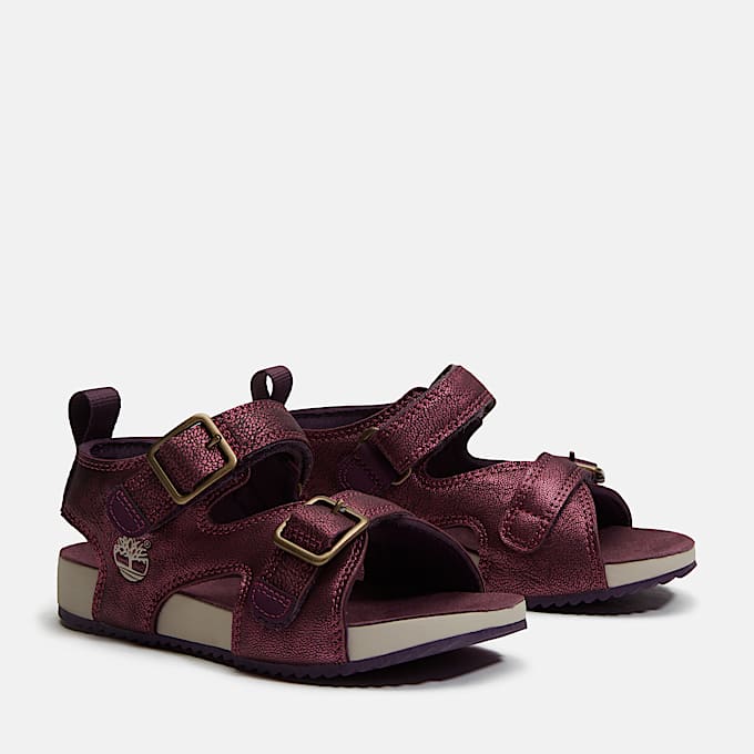 Castle Island sandal med bagrem til smbrn i lilla TBL Lilla ALT4