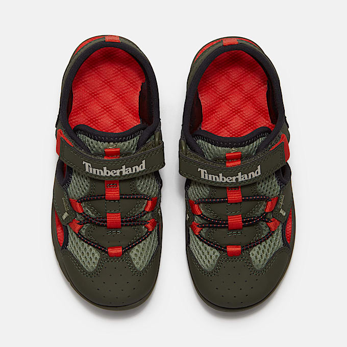 Sandlia de Pescador Perkins Row para Criana em verdeescuro TBL verde ALT2