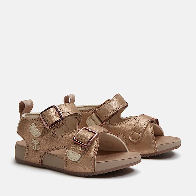 Castle Island Backstrap Sandal for Junior in Light Pink TBL Pink ALT4