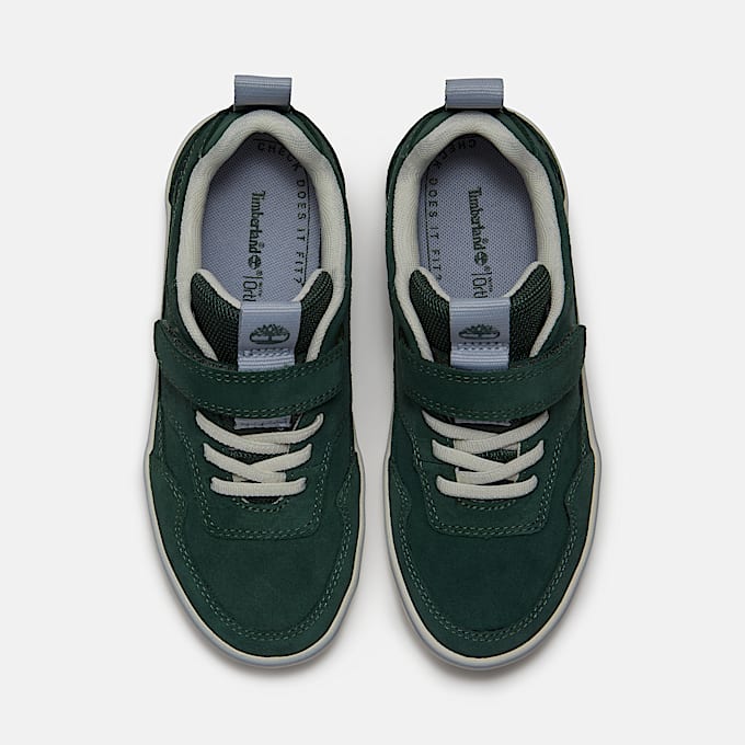 Stone Jump Sneaker mit Klettverschluss für Kleinkinder in Grün