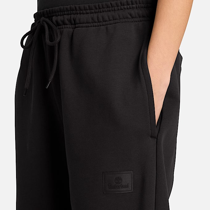 All Gender Silicon Badge Sweatpant in Black