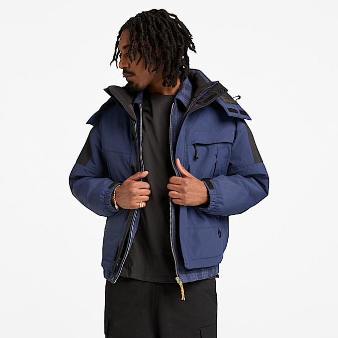 Wasserdichte Granite State Regenjacke fr Herren in MarineblauSchwarz TBL Navyblau ALT10