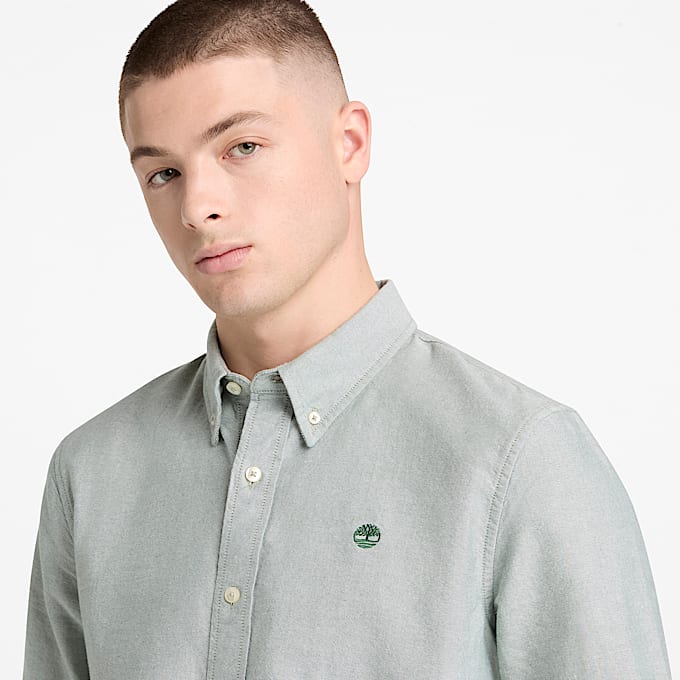 Oxford Shirt for Men in Dark Green