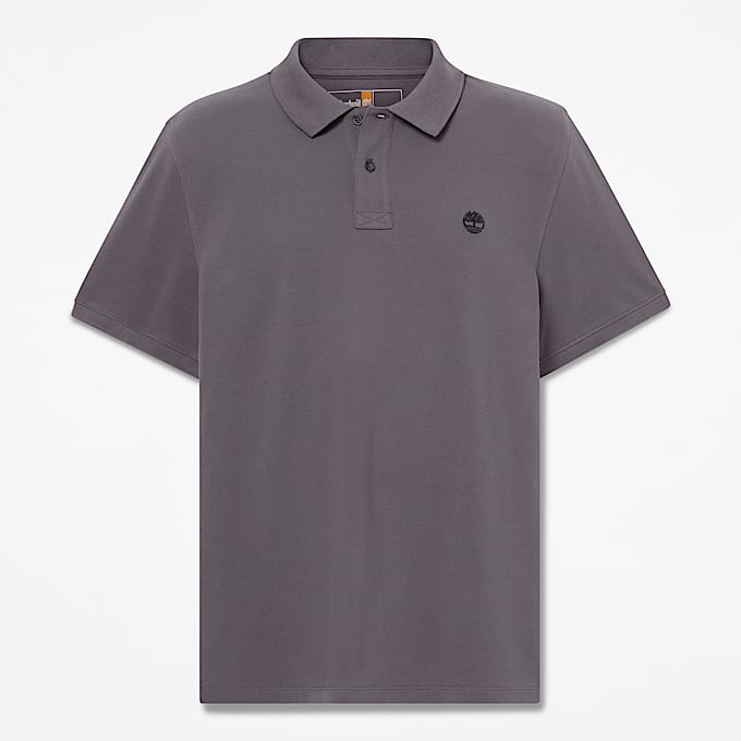 Millers River ShortSleeve Pique Polo Shirt for Men in Black TBL Black HERO