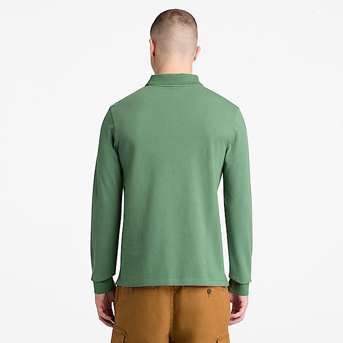 Oyster River LangarmPolohemd in SlimFit fr Herren in Grn TBL Grn ALT8