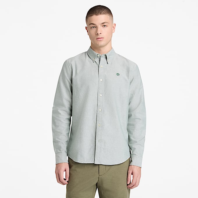Oxford Shirt for Men in Dark Green