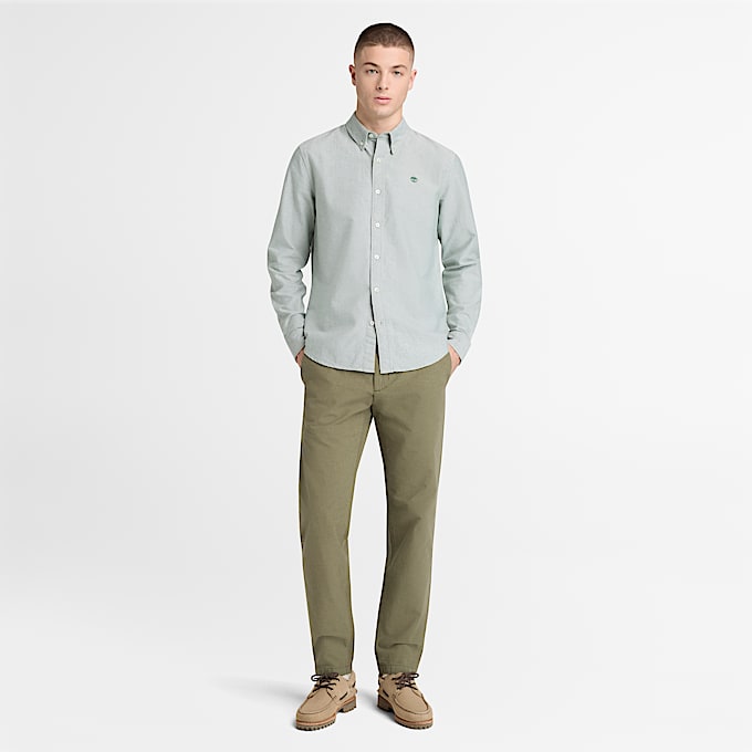 Joggers in Cotone da Uomo in verde