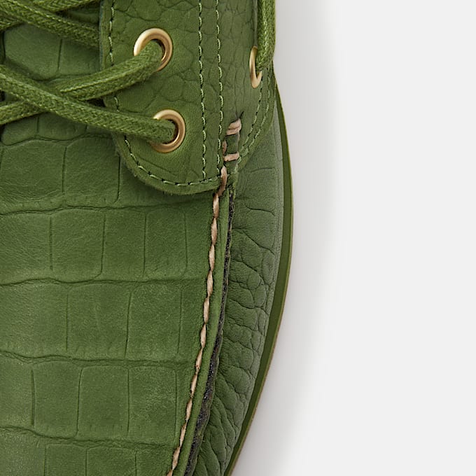 Handgenhter Timberland Authentic 3Eye Lug Bootsschuh fr Herren in Grn TBL Grn ALT8