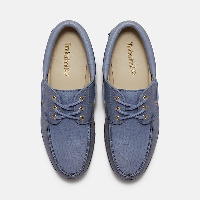 Handgenhter Timberland Authentic 3Eye Lug Bootsschuh fr Herren in Blau TBL Blau ALT2