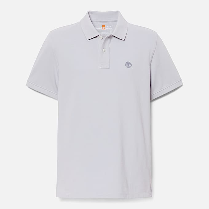 Millers River ShortSleeve Pique Polo Shirt for Men in Grey TBL Grey HERO