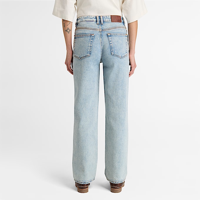 Gerade Jeans für Damen in Hellblau