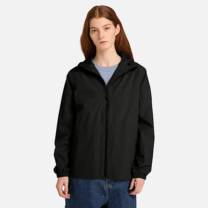Wasserdichte Jacke fr Damen in Schwarz TBL Schwarz ALT1
