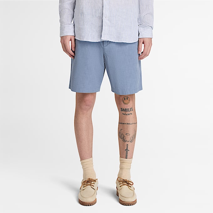 Claremont shorts i bomuld til mnd i mrkebl TBL Bl ALT1