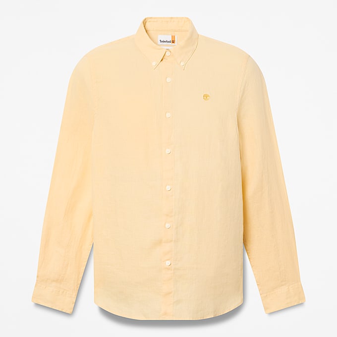 Mill Brook Leinenhemd fr Herren in Gelb TBL Gelb HERO