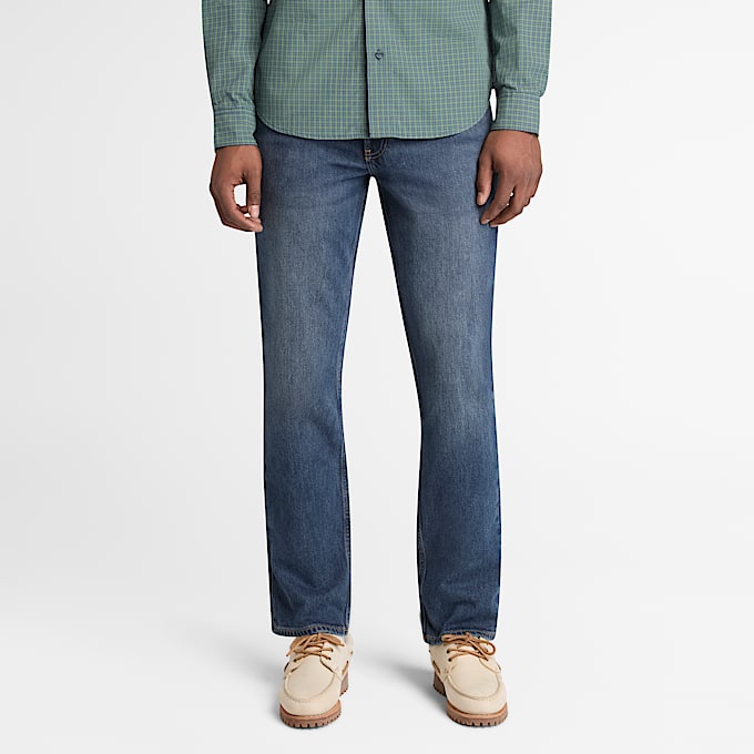 Sandown Slim Denim Trouser for Men in Blue