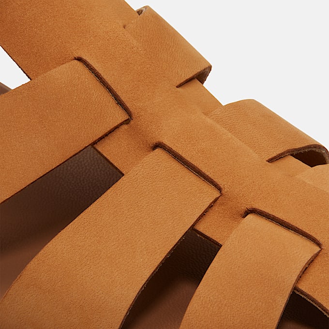 Stone Street Fisherman Platform Sandal for Women in Yellow TBL Yellow ALT7