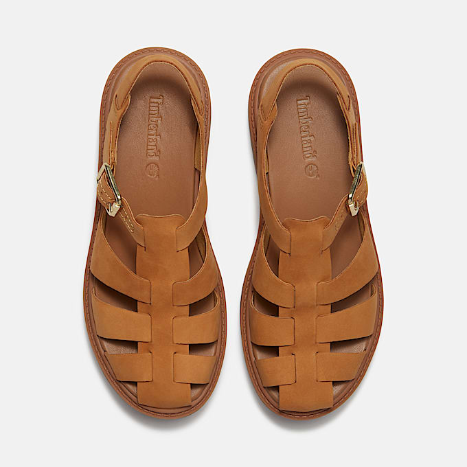 Stone Street Fisherman Platform Sandal for Women in Yellow TBL Yellow ALT2