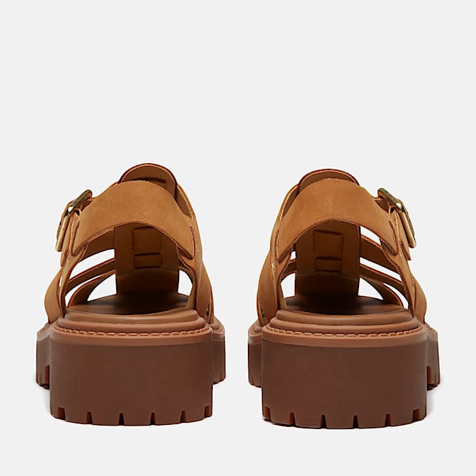 Stone Street Fisherman Platform Sandal for Women in Yellow TBL Yellow ALT5