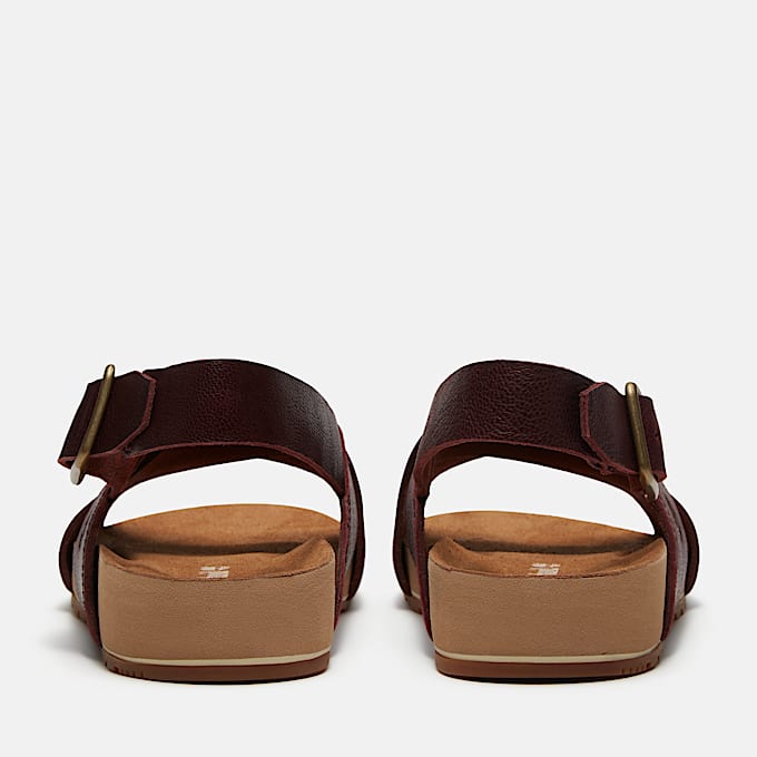 Malibu Waves Basic Backstrap Sandal for Women in Burgundy TBL No Color ALT5