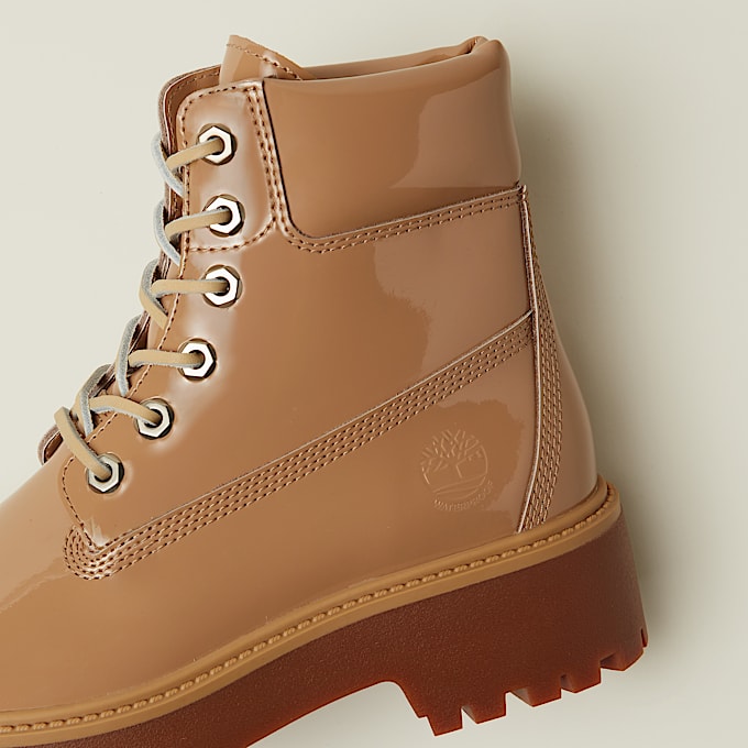 Stone Street 6Inch Waterproof Platform Boot for Women in Beige TBL Beige MKTG2