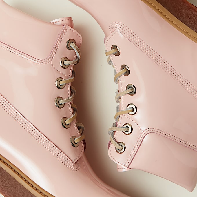 6-inch Boot compensée imperméable Stone Street pour femme en rose clair