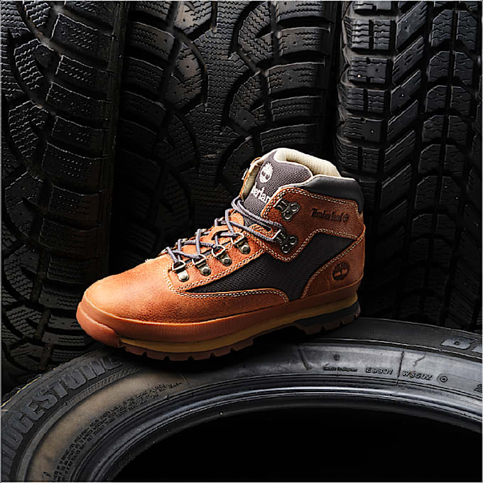Bottine de randonnée Road Trip Euro Hiker Timberland® pour homme en marron/gris foncé