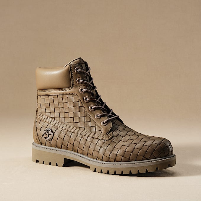 Timberland Textured Premium 6Inch Boot for Men in Green TBL Green MKTG1