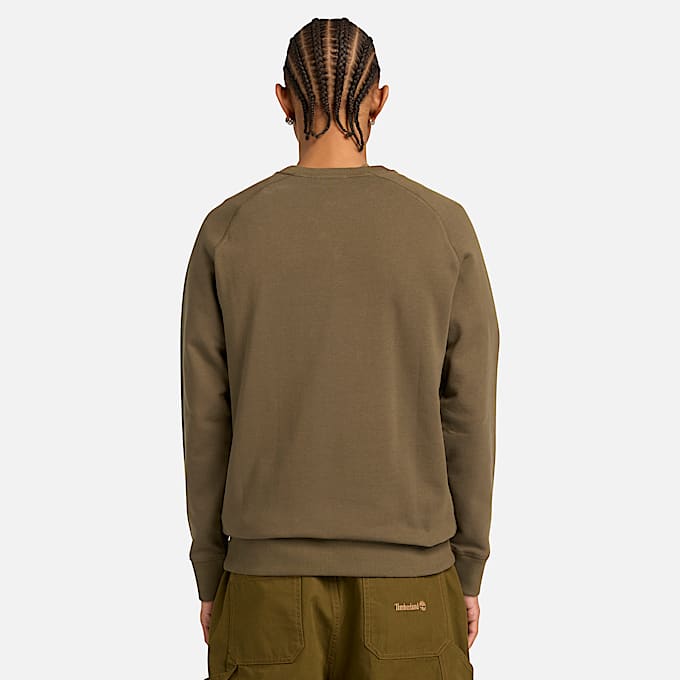 Exeter River Crewneck Sweatshirt for Men in GreenBrown TBL Green ALT8