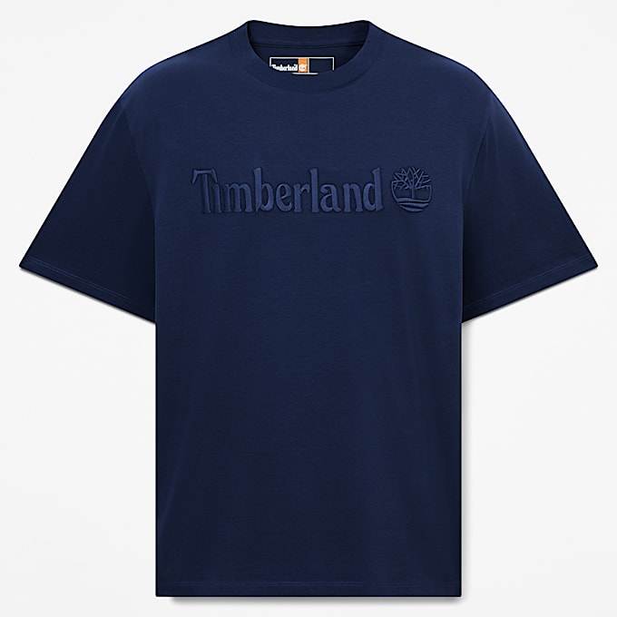 Hampthon ShortSleeve TShirt for Men in Dark Blue TBL Blue HERO