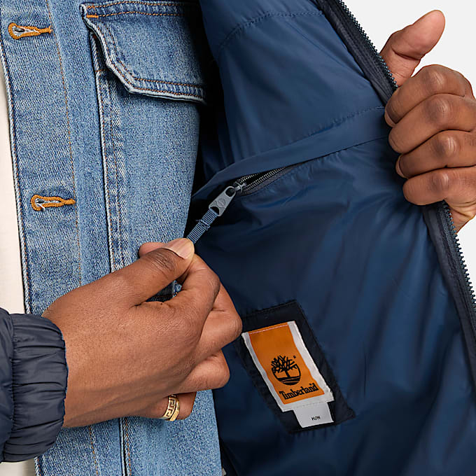 Axis Peak Durable WaterRepellent Jacket for Men in Dark Blue TBL Blue ALT3