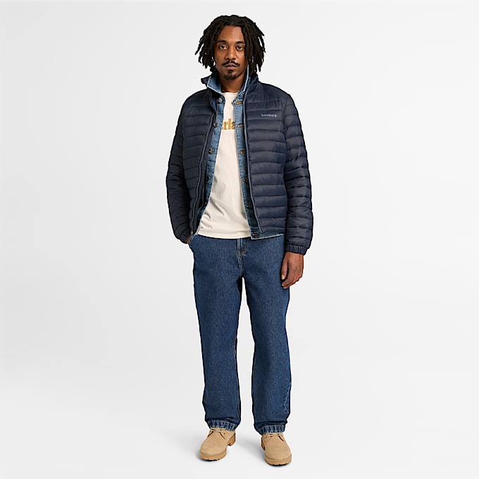 Axis Peak Durable WaterRepellent Jacket for Men in Dark Blue TBL Blue ALT2