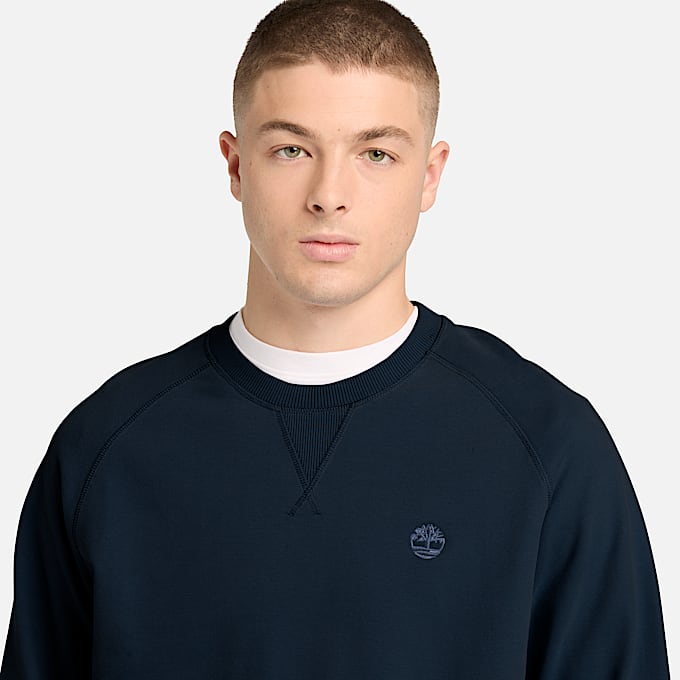 Exeter River Crewneck Sweatshirt for Men in Dark Blue TBL Blue ALT3