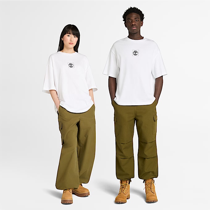 Building Blocks ShortSleeve Graphic Tee in White TBL White ALT1