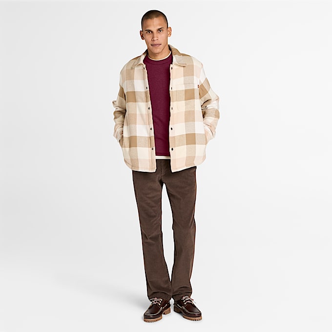 Timberland Cohas Brook Merino Crewneck Jumper for Men in Burgundy TBL Burgundy ALT2