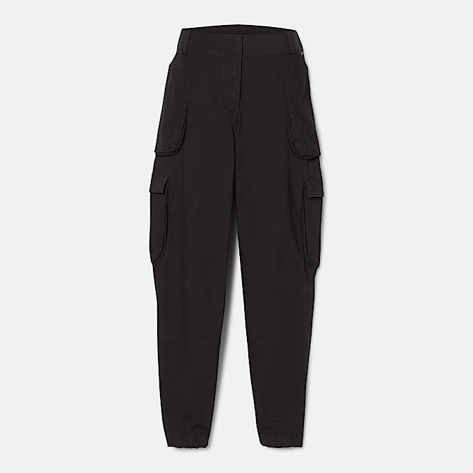 Woven Utility Trouser for Women in Black TBL Black HERO