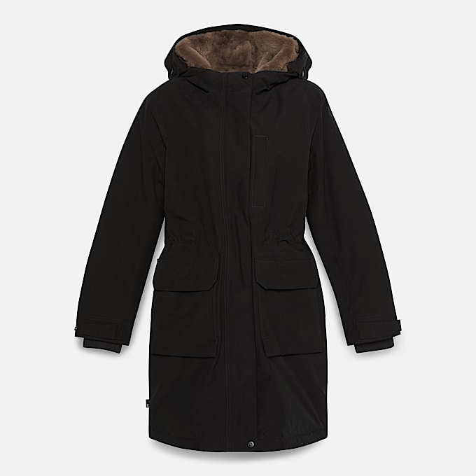Timberland Waterproof Parka for Women in Black TBL Black HERO