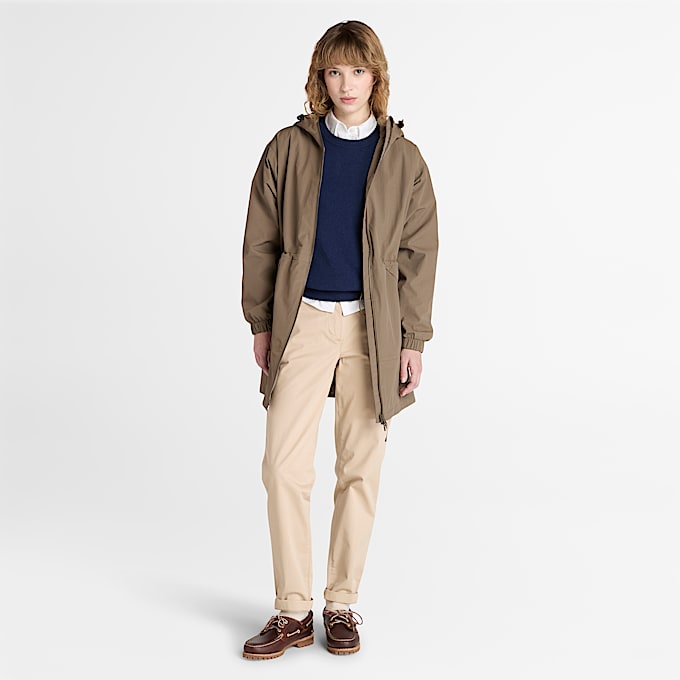 Camisola de Gola Redonda em L Merino para Mulher em azulescuro TBL azul ALT2