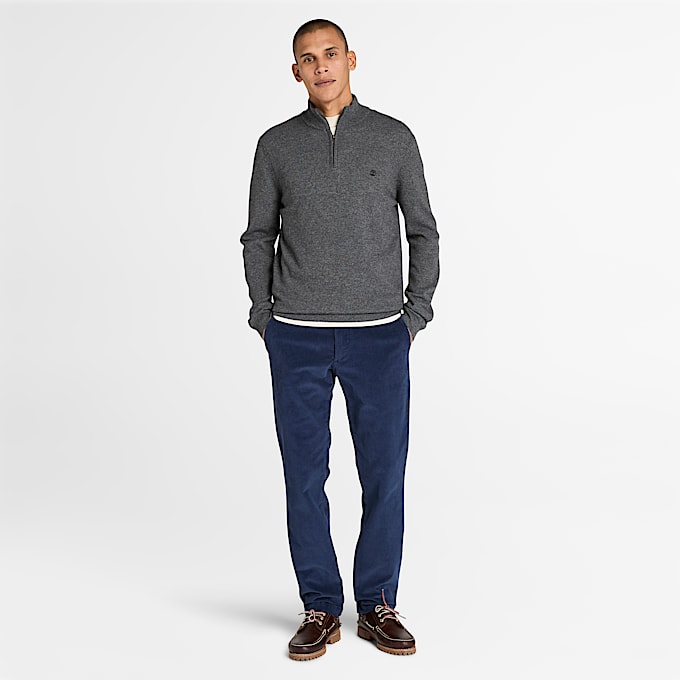 Claremont Corduroy Trouser for Men in Dark Blue TBL Blue ALT2