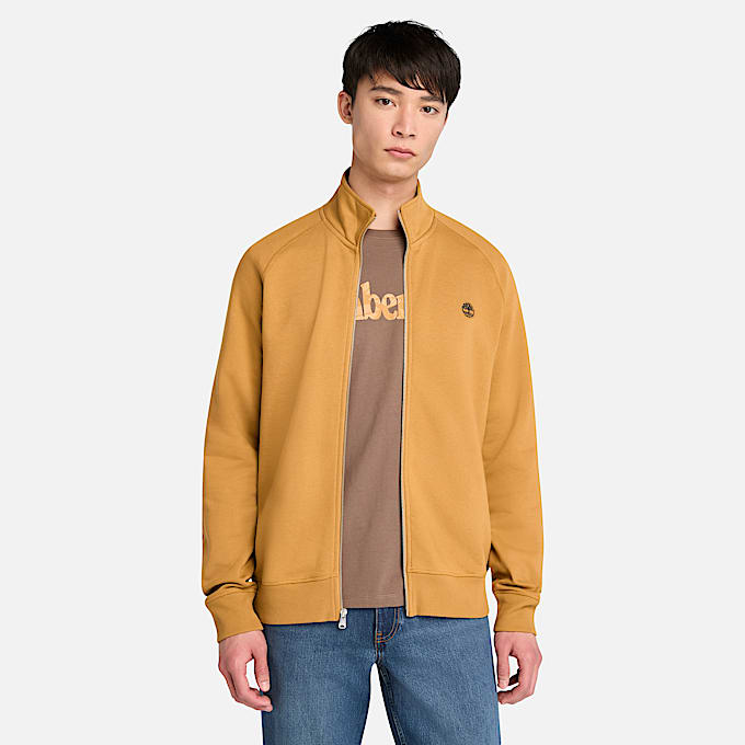 Exeter River Funnel Neck Sweatshirt for Men in Yellow TBL Yellow ALT1