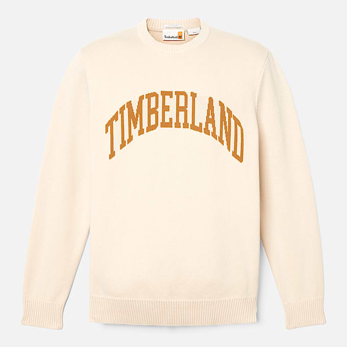 Timberland Graphic Jumper for Men in Beige TBL Beige HERO
