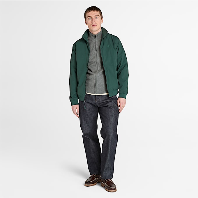 Williams River Cotton FullZip Jumper for Men in Grey TBL Grey ALT2