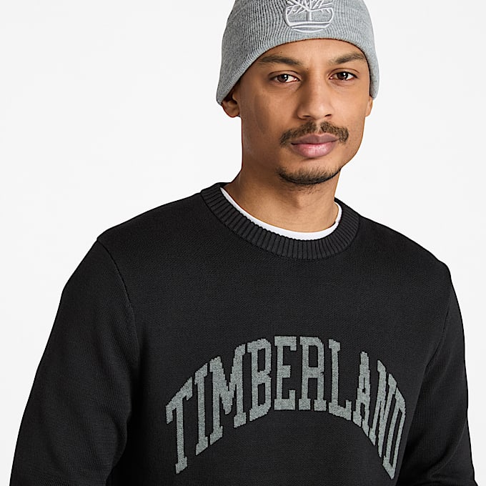 Timberland Graphic Jumper for Men in Black TBL Black ALT3