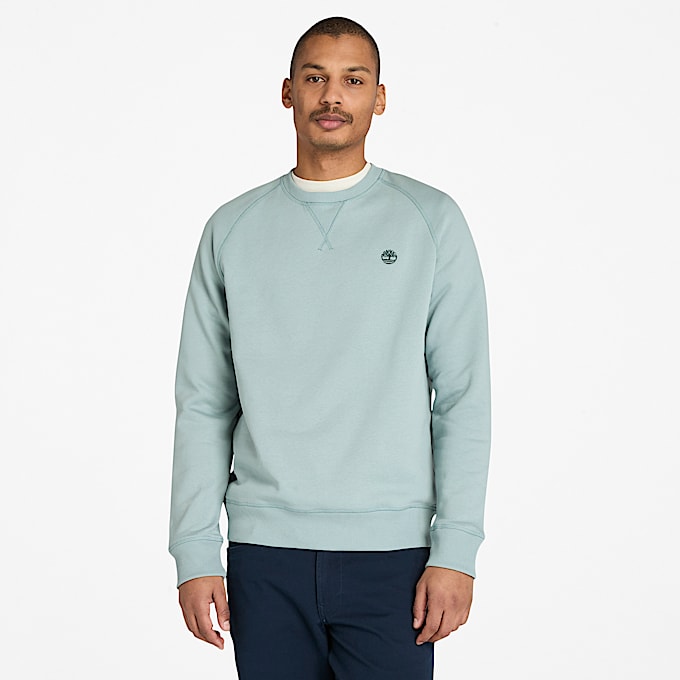 Exeter River Brushed Back Crewneck Sweatshirt for Men in Grey TBL Grey ALT1