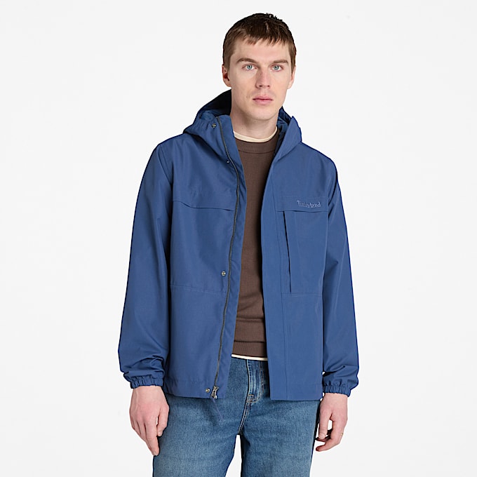 Benton Waterproof Shell Jacket for Men in Dark Blue TBL Blue ALT1