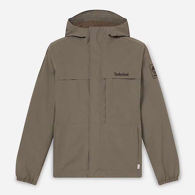 Benton Waterproof Shell Jacket for Men in Brown TBL Brown HERO