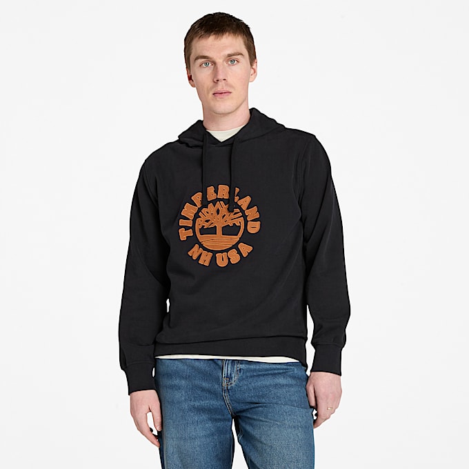 Holiday Graphic Hoodie for Men in Black TBL Black ALT1