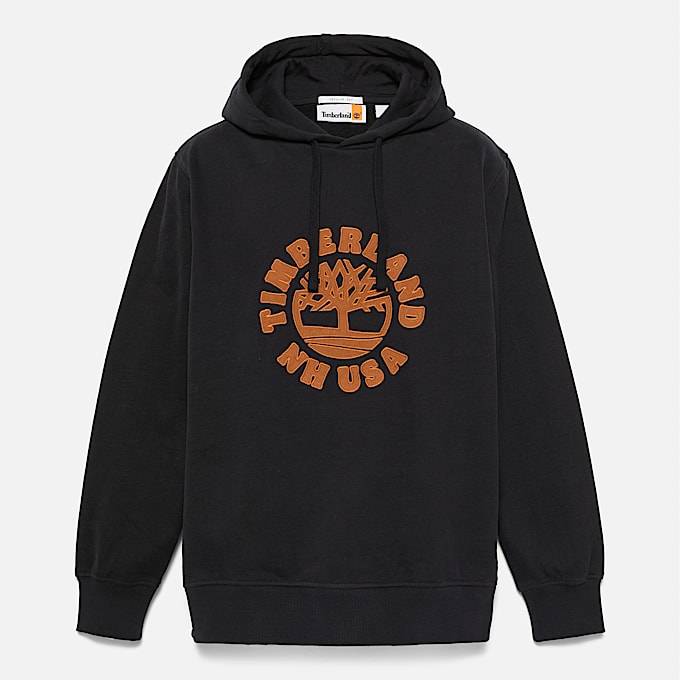 Holiday Graphic Hoodie for Men in Black TBL Black HERO