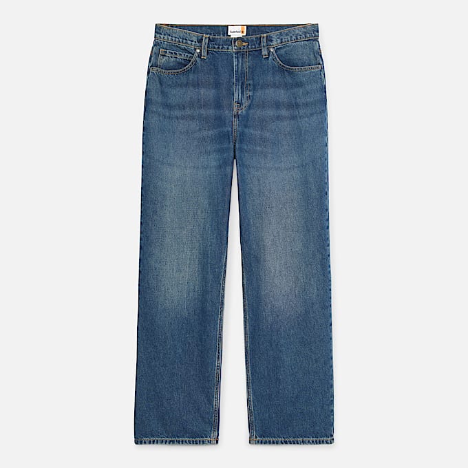 Sandown Embroidered Denim Trouser for Men in Blue TBL Blue HERO